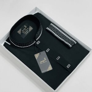 ইমপোর্টেড প্রিমিয়াম সফট Black Panjabi